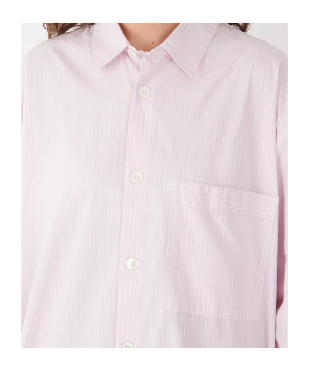 Loose Long Pajama Shirt