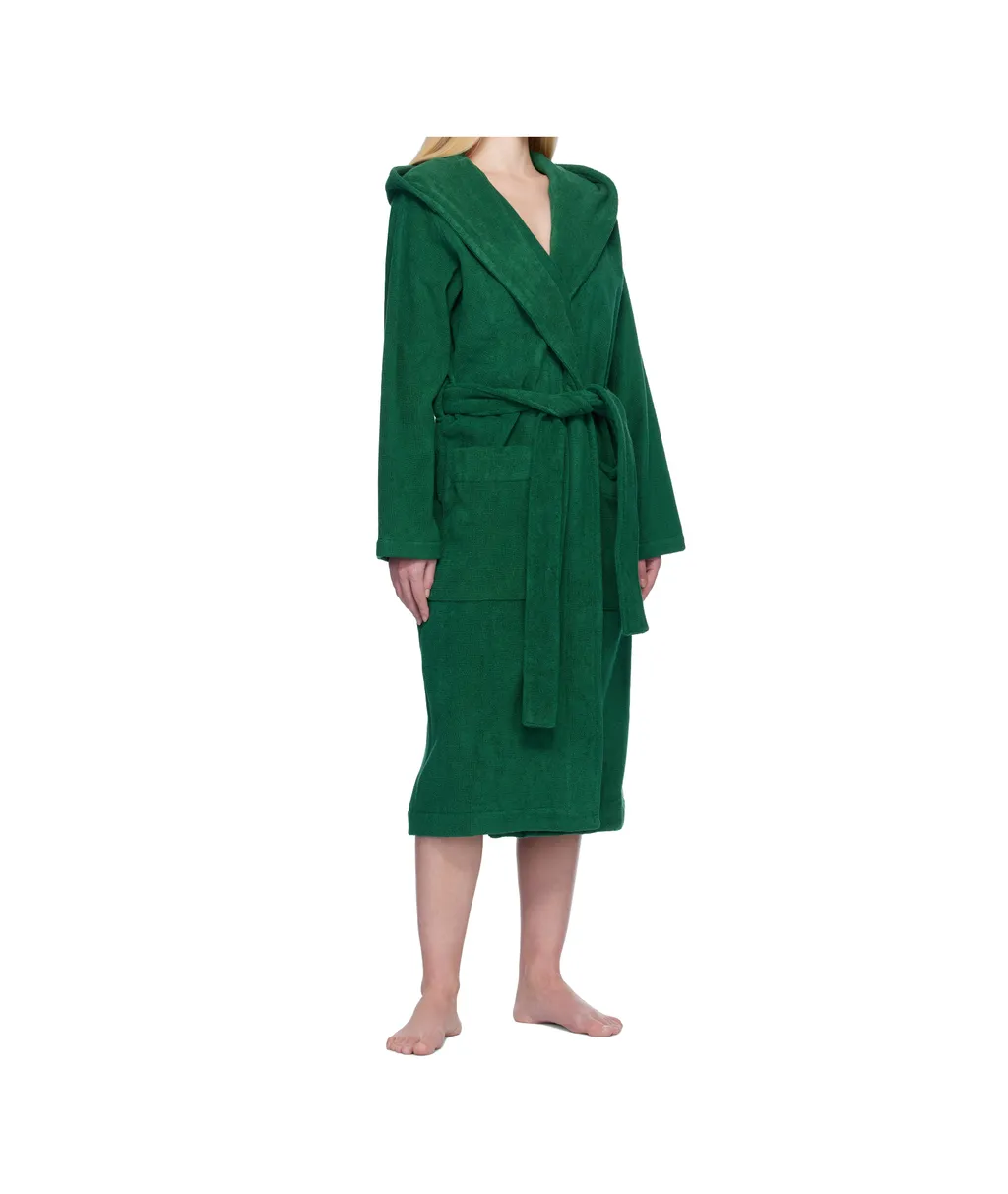 Terry Hooded Bathrobe
