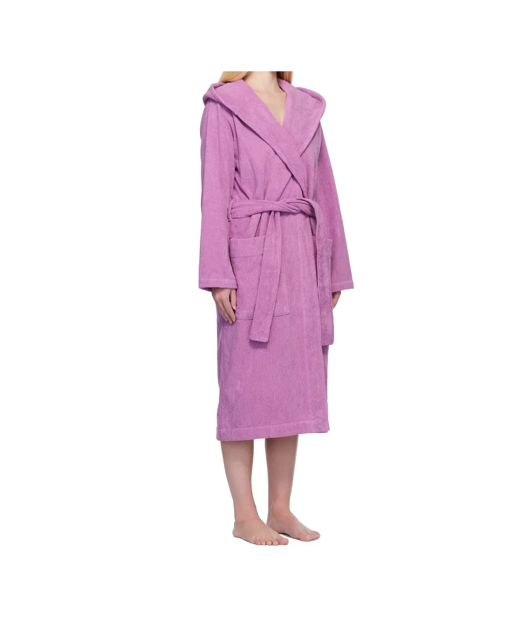 Terry Hooded Bathrobe
