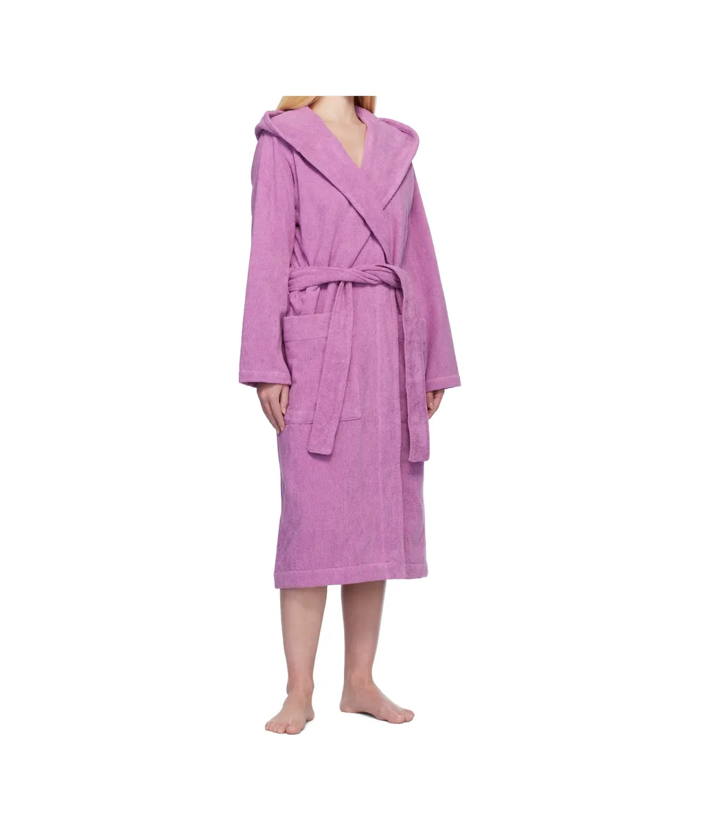 Terry Hooded Bathrobe