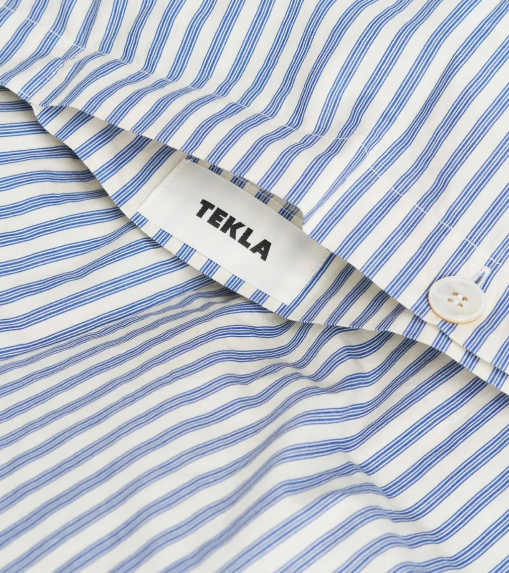 Striped Percale Duvet Cover