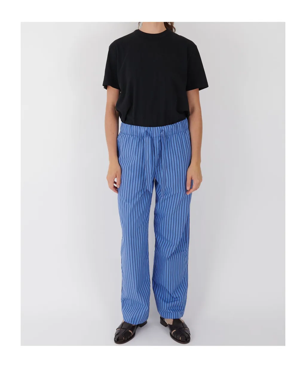Striped Poplin Pajama Pants