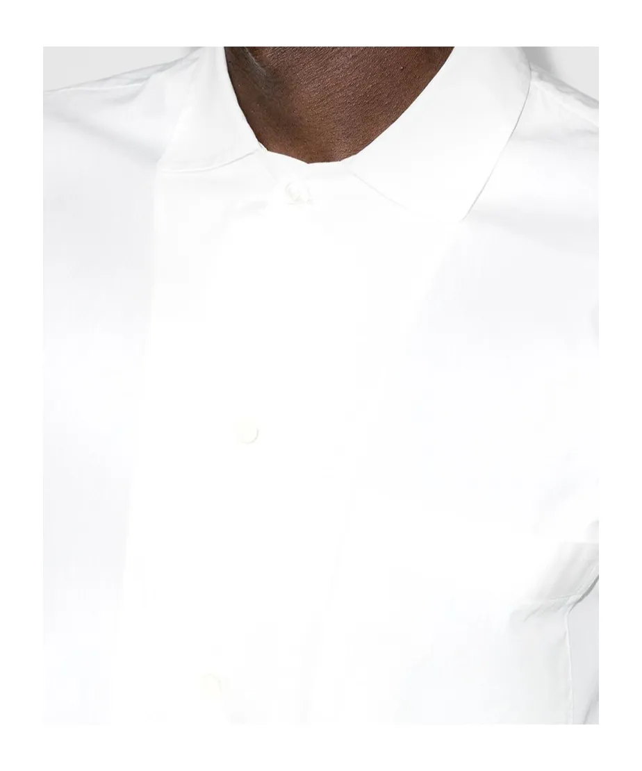 Buttoned Poplin Pajama Shirt