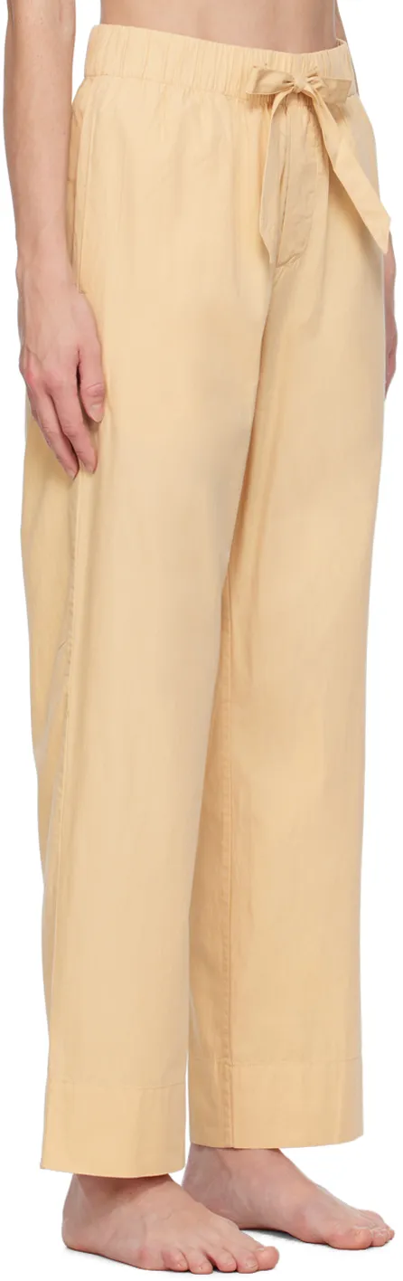 Drawstring Poplin Pajama Bottoms