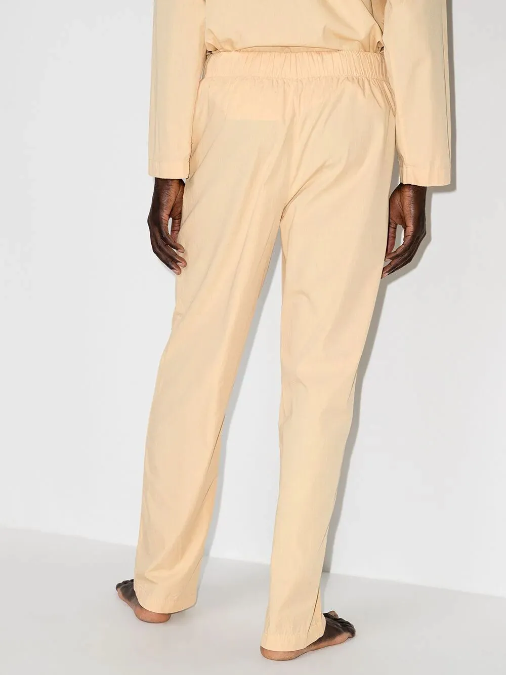 Drawstring Poplin Pajama Bottoms