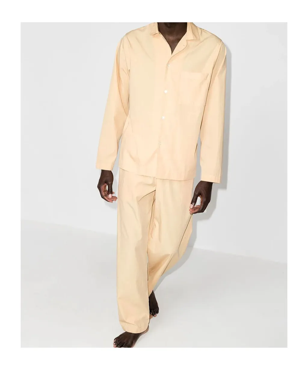 Drawstring Poplin Pajama Bottoms