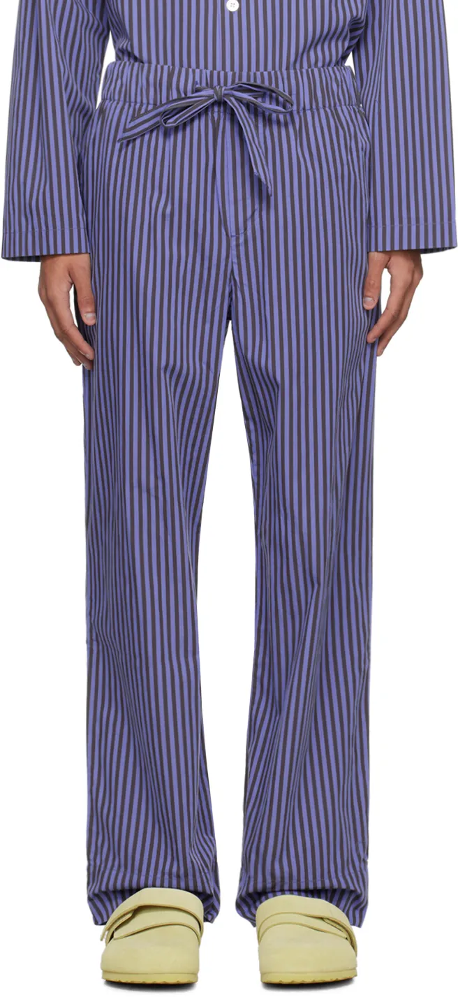 Verneuil Stripe-Pattern Pajama Bottoms