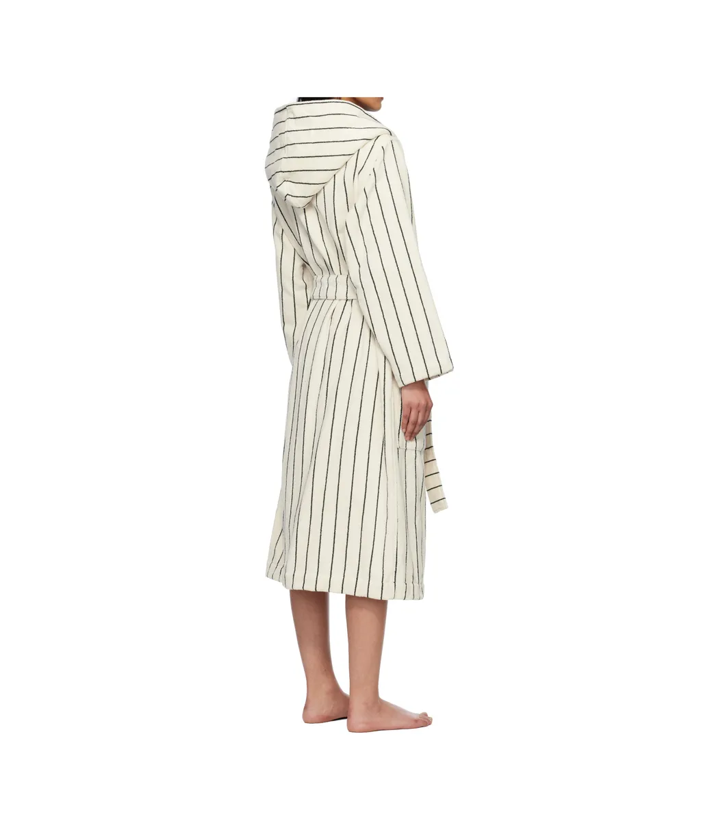 Terrycloth Hooded Bathrobe