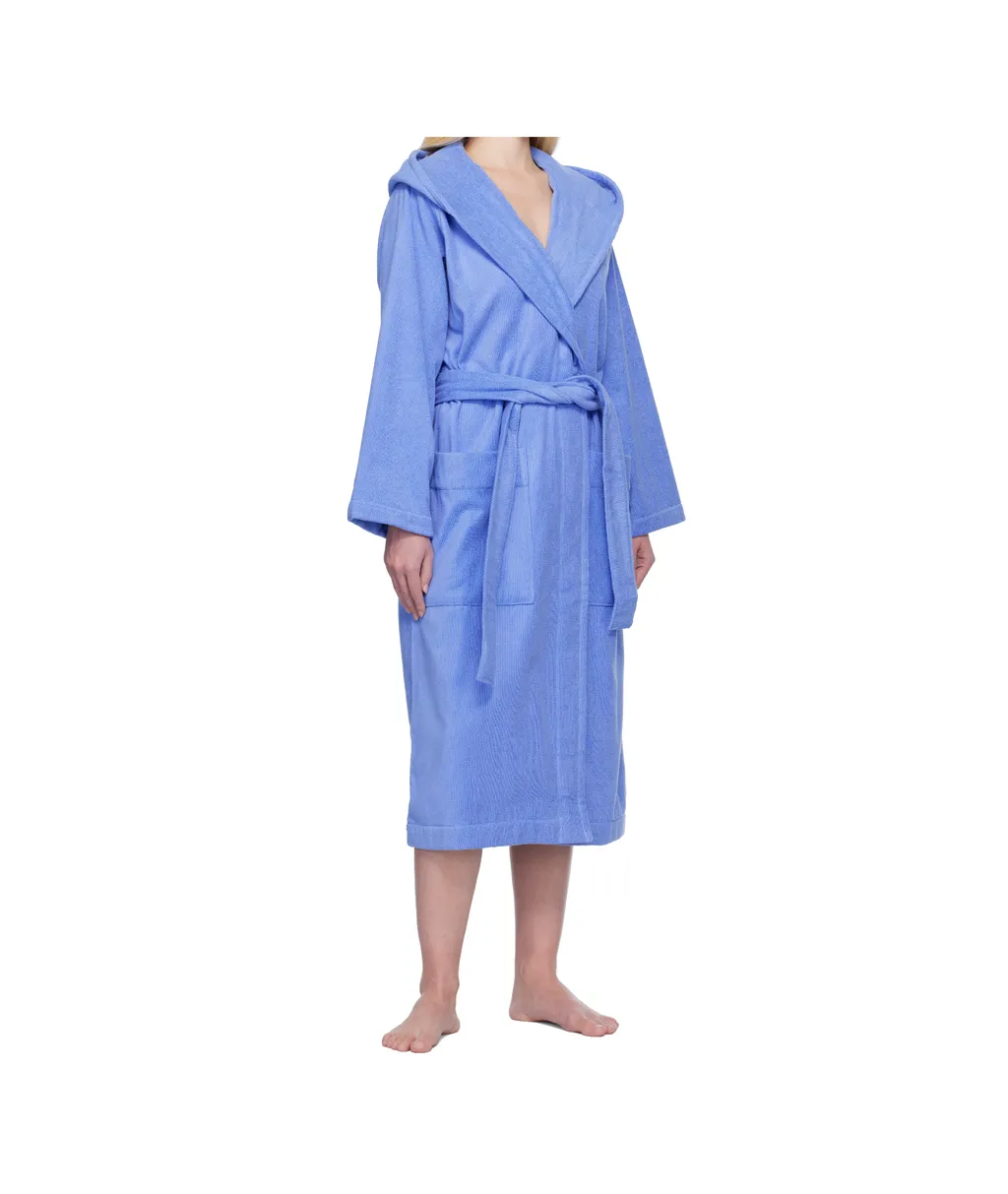 Terry Hooded Bathrobe