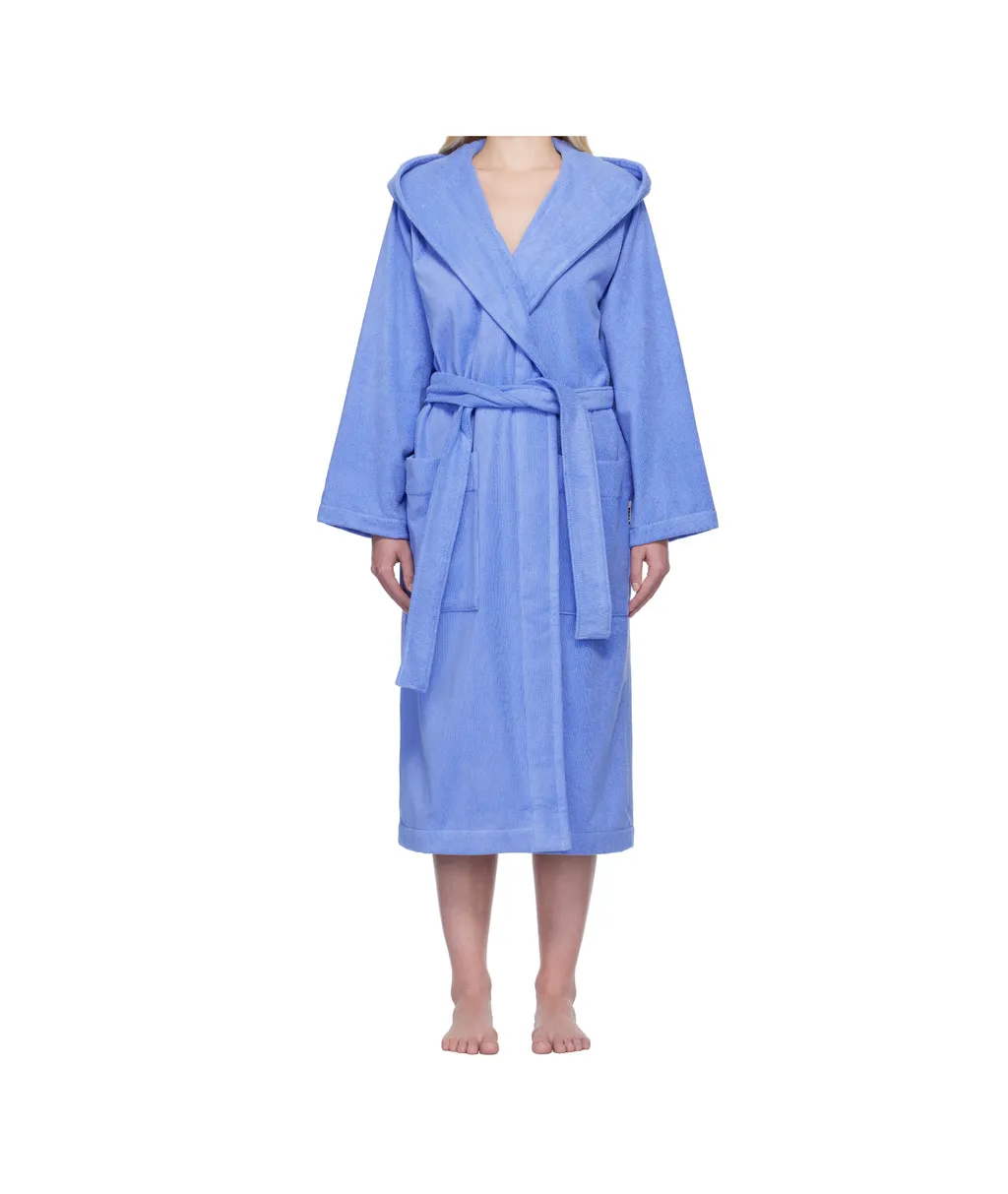 Terry Hooded Bathrobe