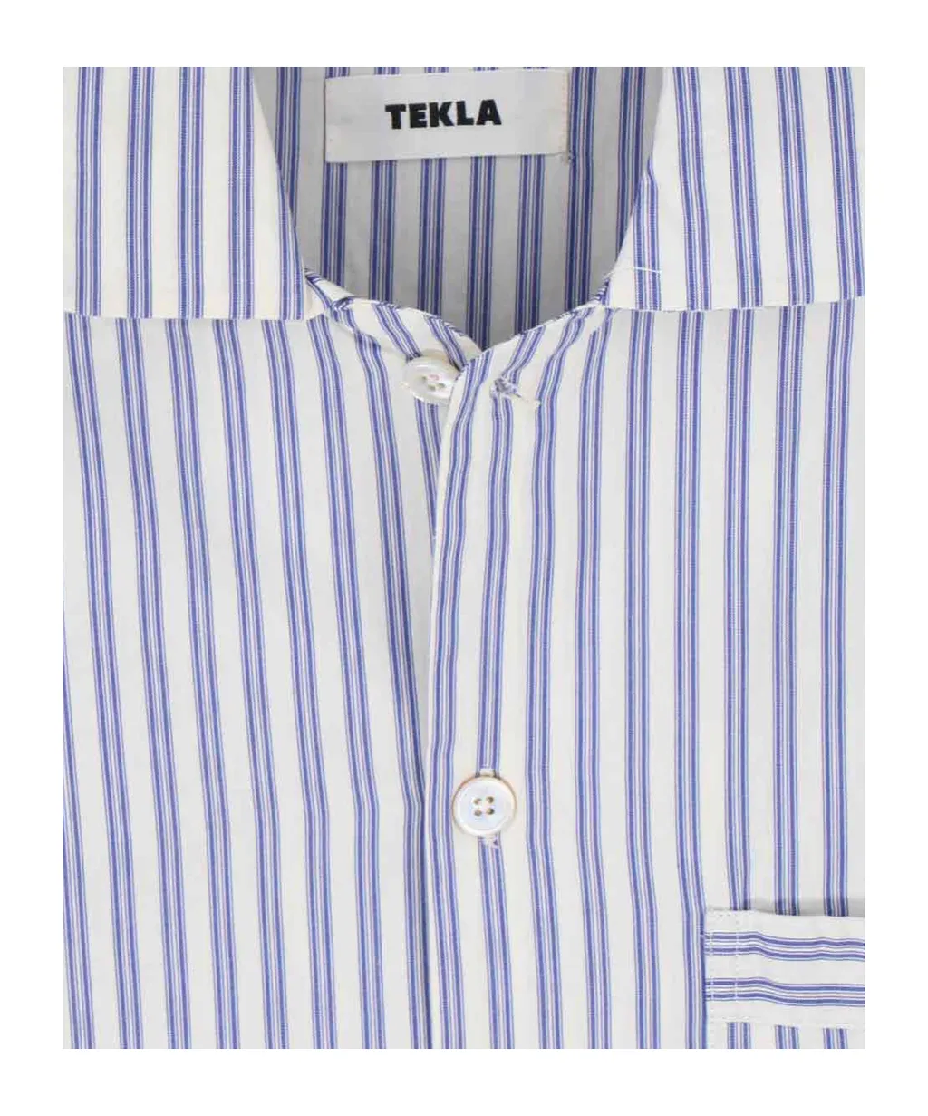 Striped Cotton Pyjama Shirt