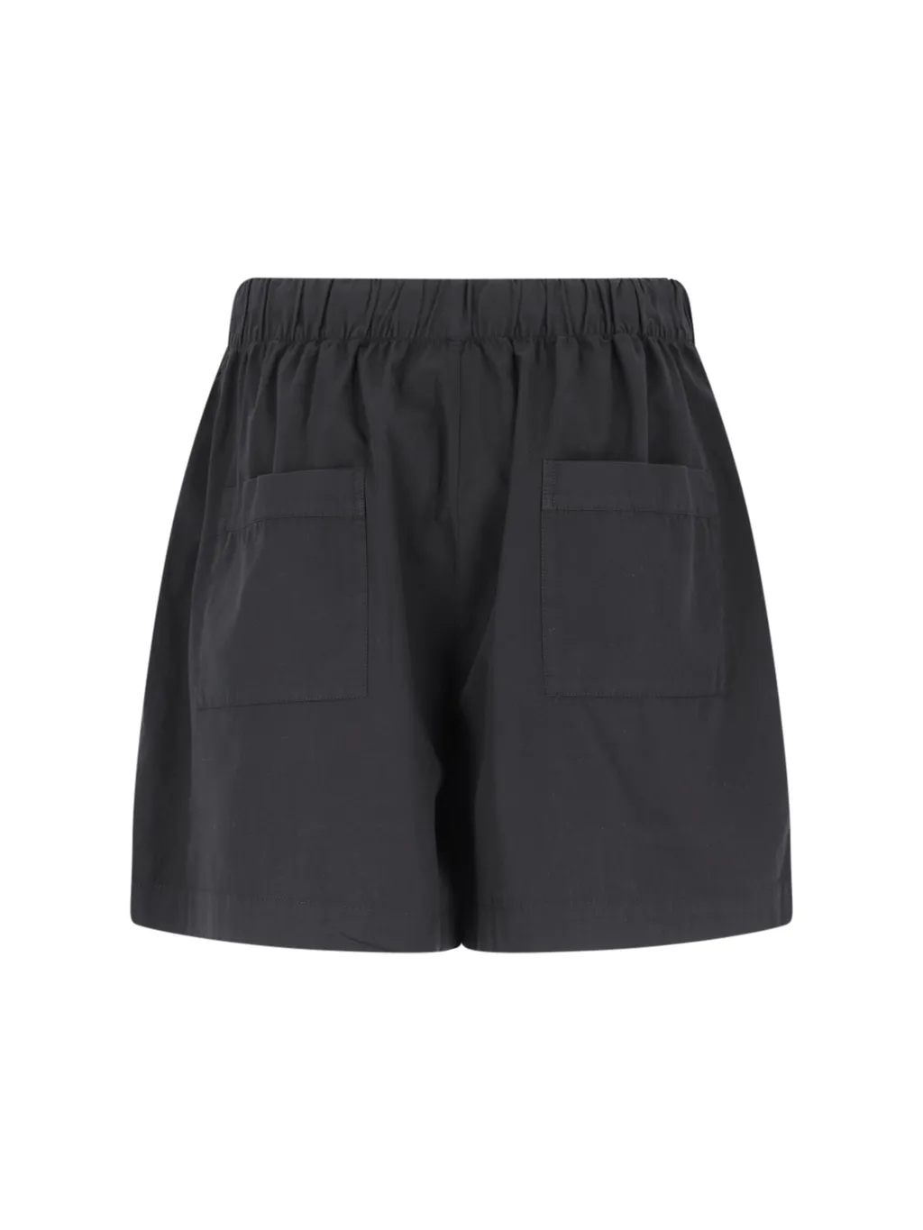 Drawstring Poplin Sleep Shorts