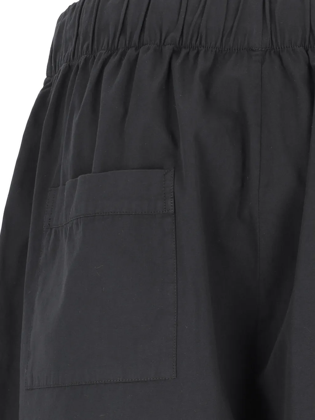 Drawstring Poplin Sleep Shorts