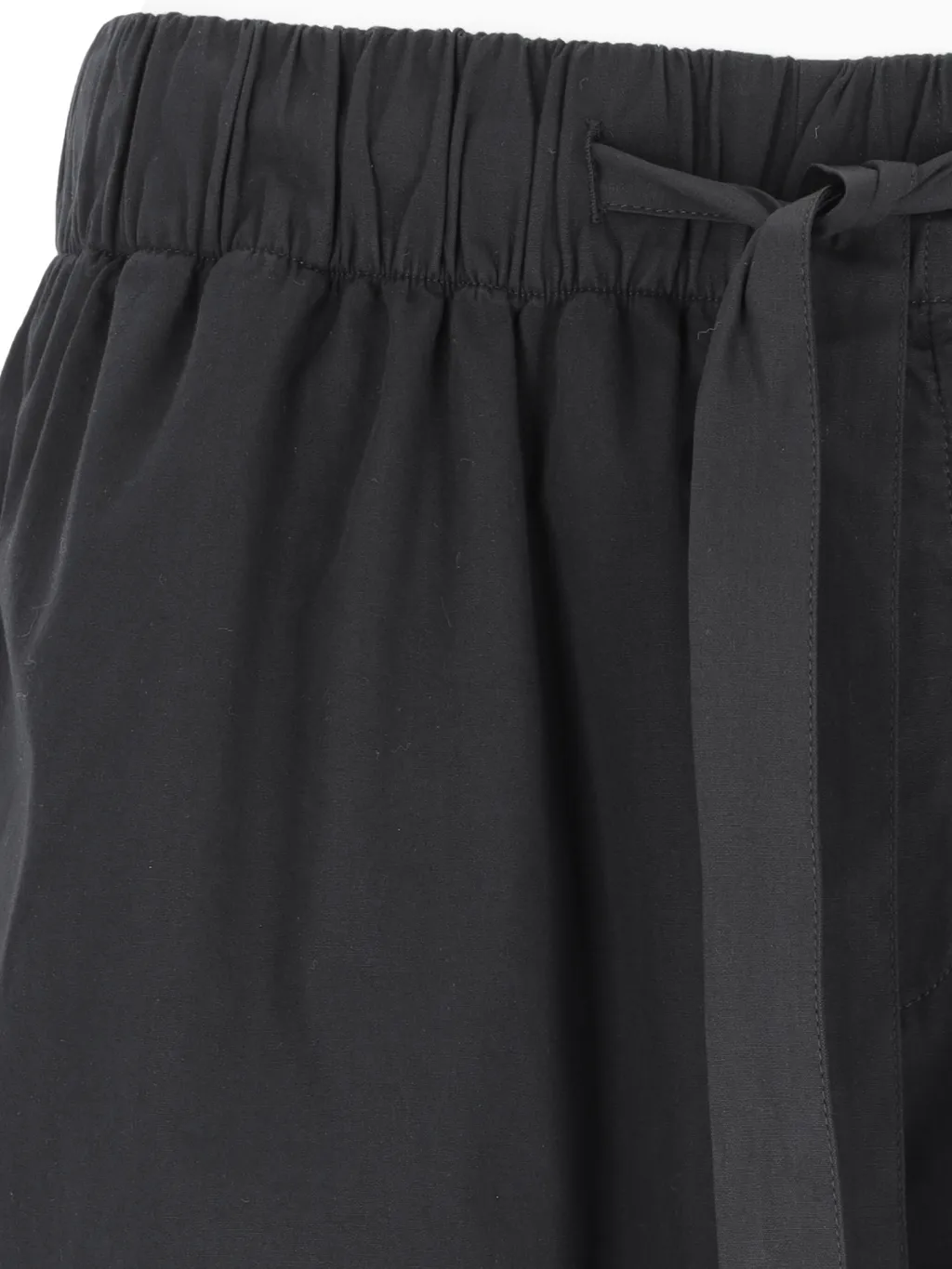Drawstring Poplin Sleep Shorts