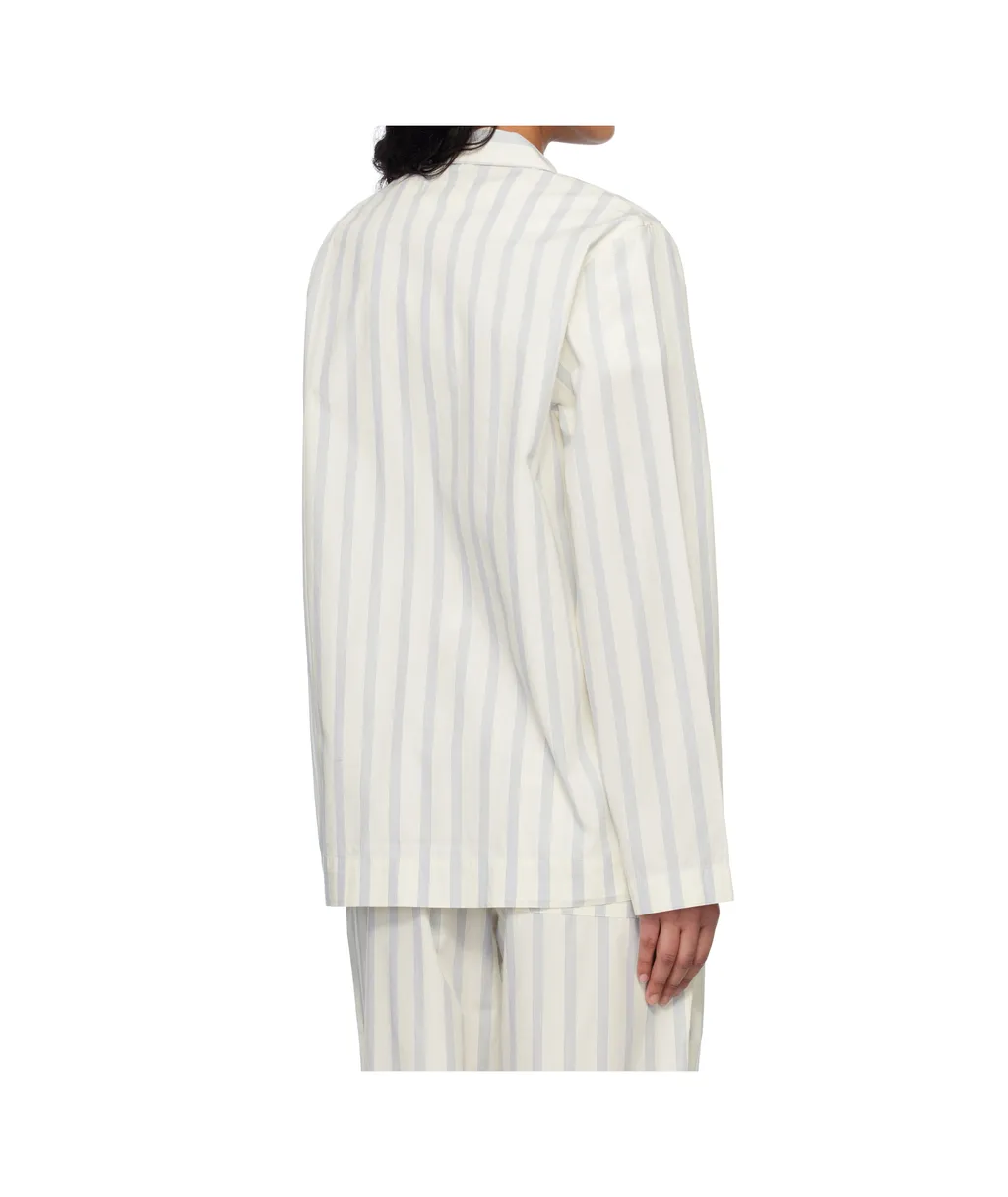 Striped Long-Sleeved Shirt Pajamas