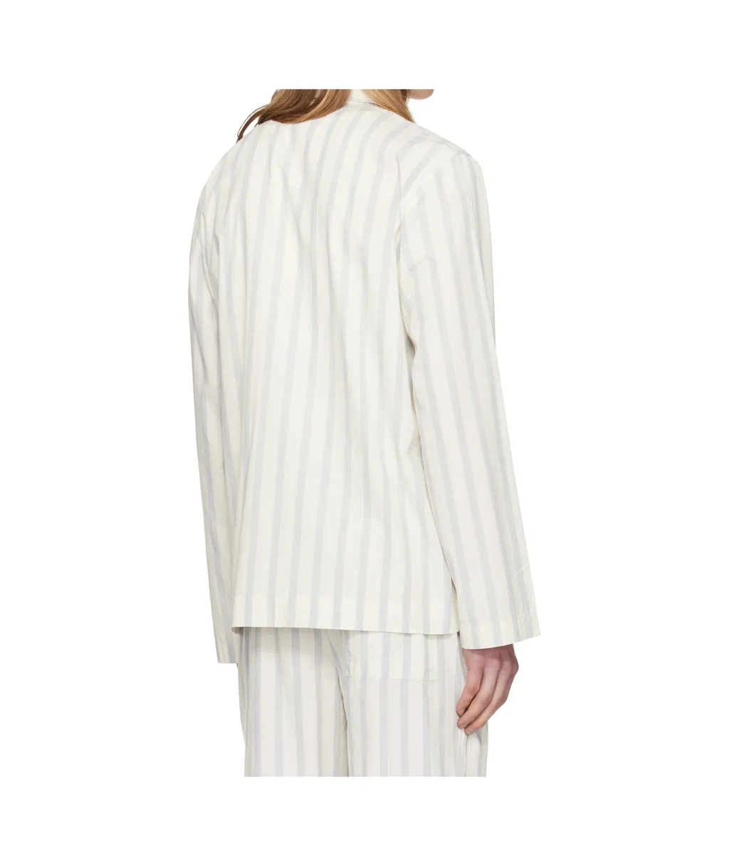 Striped Long-Sleeved Shirt Pajamas