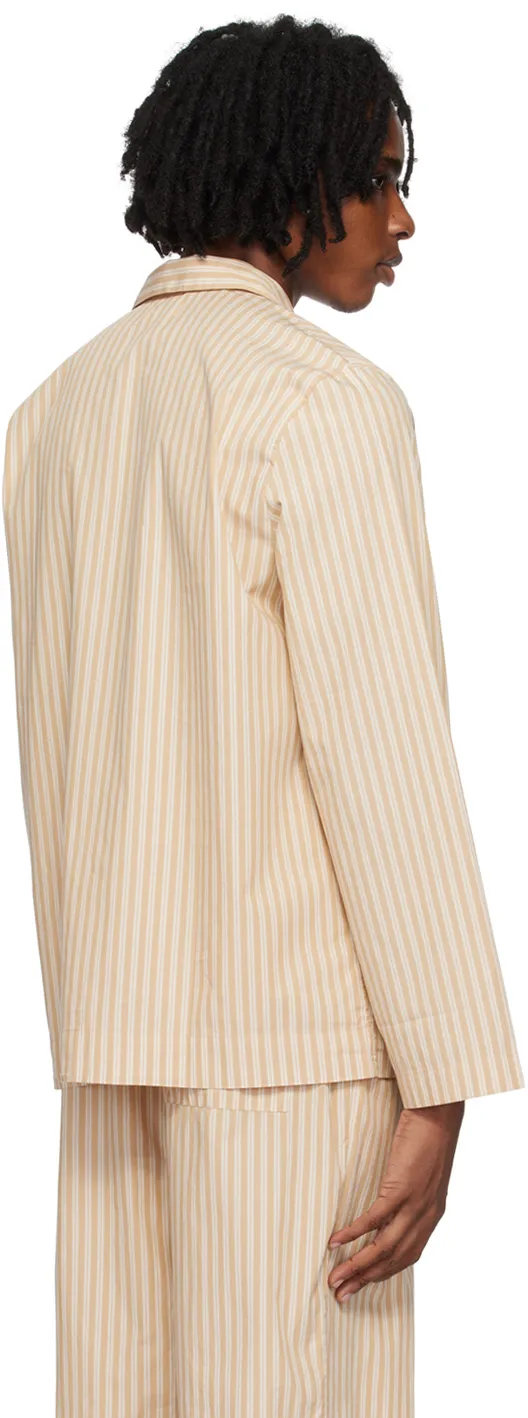 Poplin Long-Sleeved Pyjama Shirt