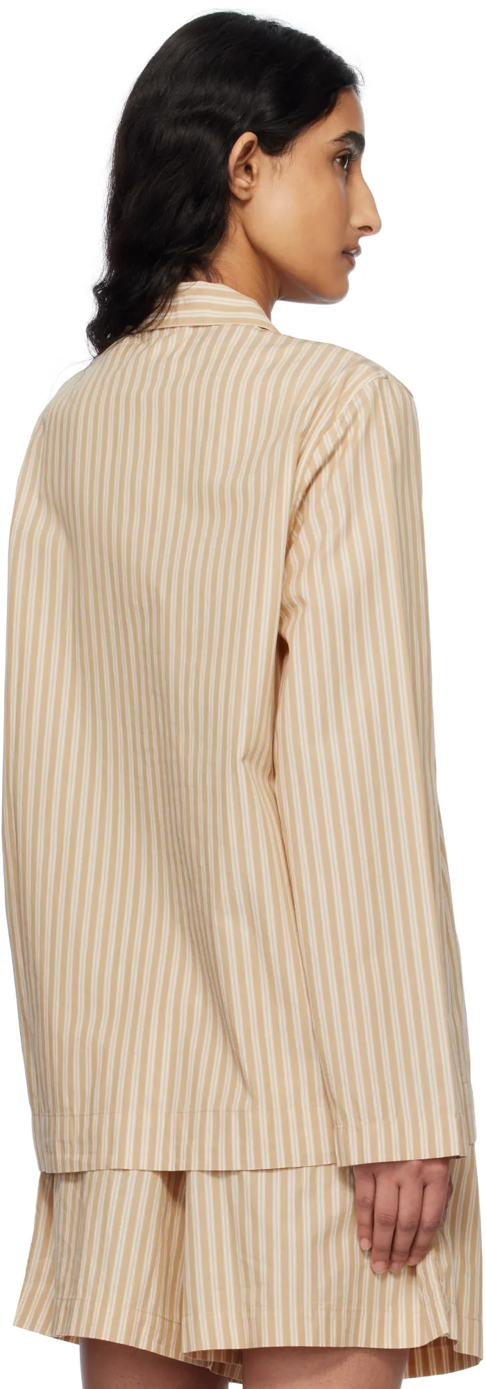 Poplin Long-Sleeved Pyjama Shirt