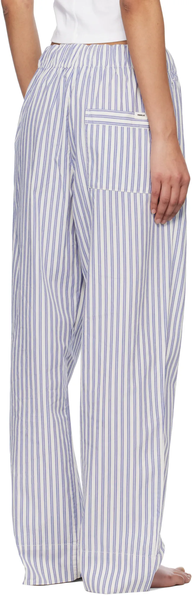Striped Organic Cotton Pyjama Trousers