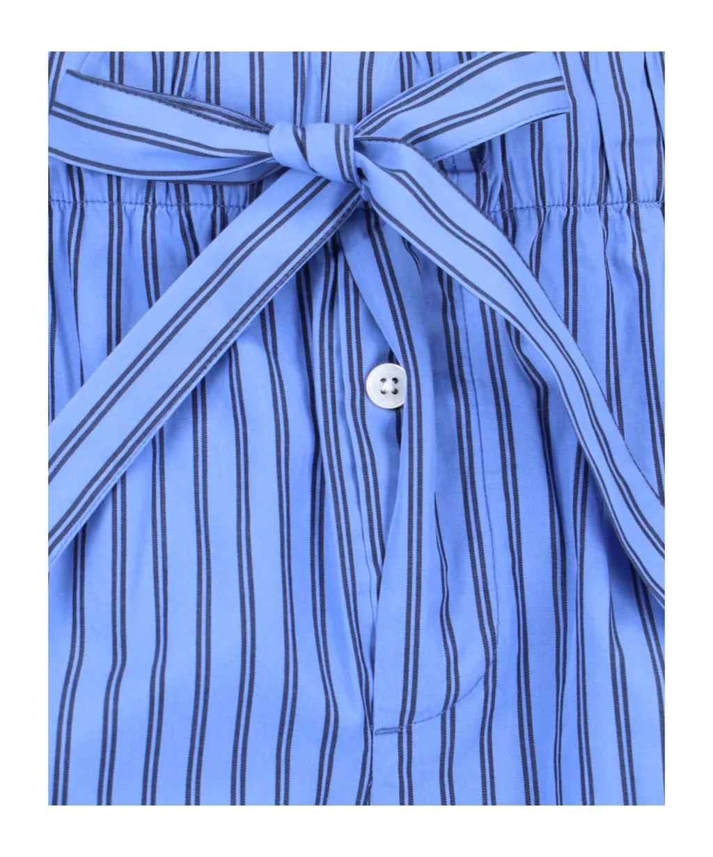 Verneuil Stripe-Pattern Pajama Trousers