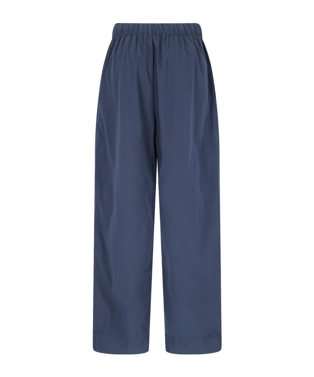 Drawstring Poplin Pajama Trousers