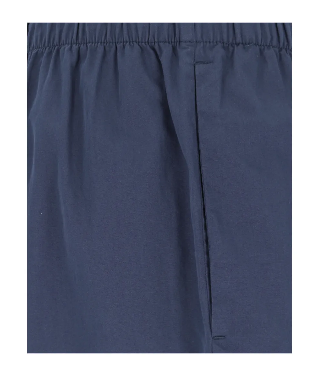 Drawstring Poplin Pajama Trousers