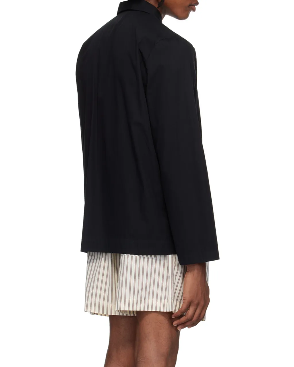 Relaxed Fit Poplin Pajama Shirt