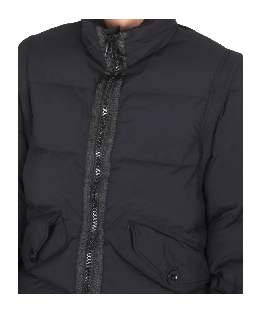 High-Neck Zipped Padded Jacket