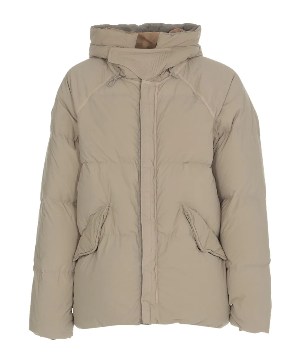 Hooded Long-Sleeved Padded Jacket