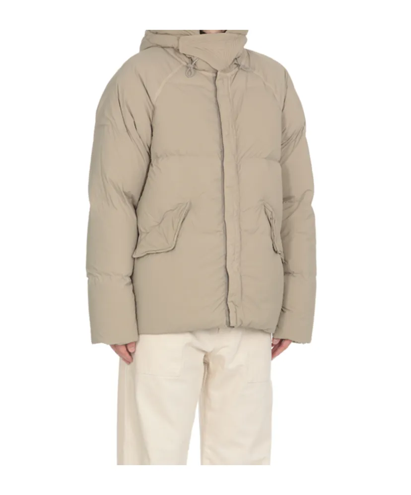 Hooded Long-Sleeved Padded Jacket