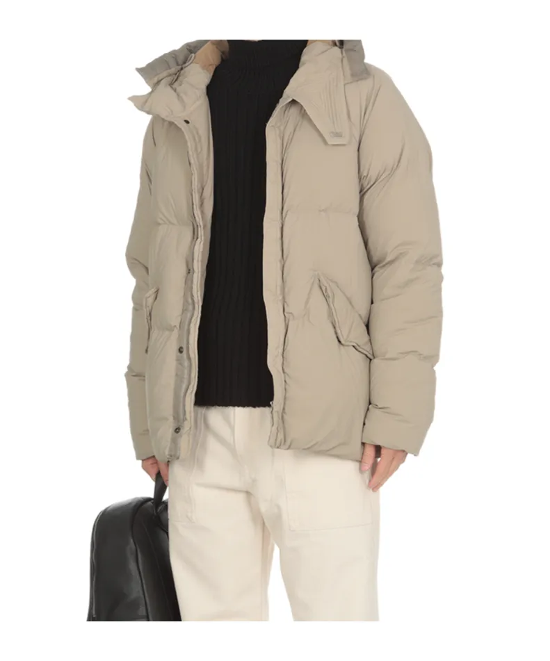 Hooded Long-Sleeved Padded Jacket