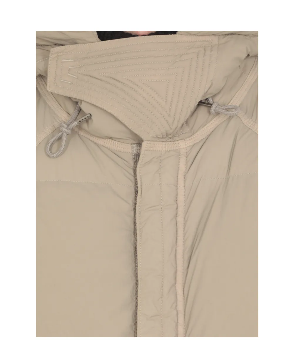 Hooded Long-Sleeved Padded Jacket