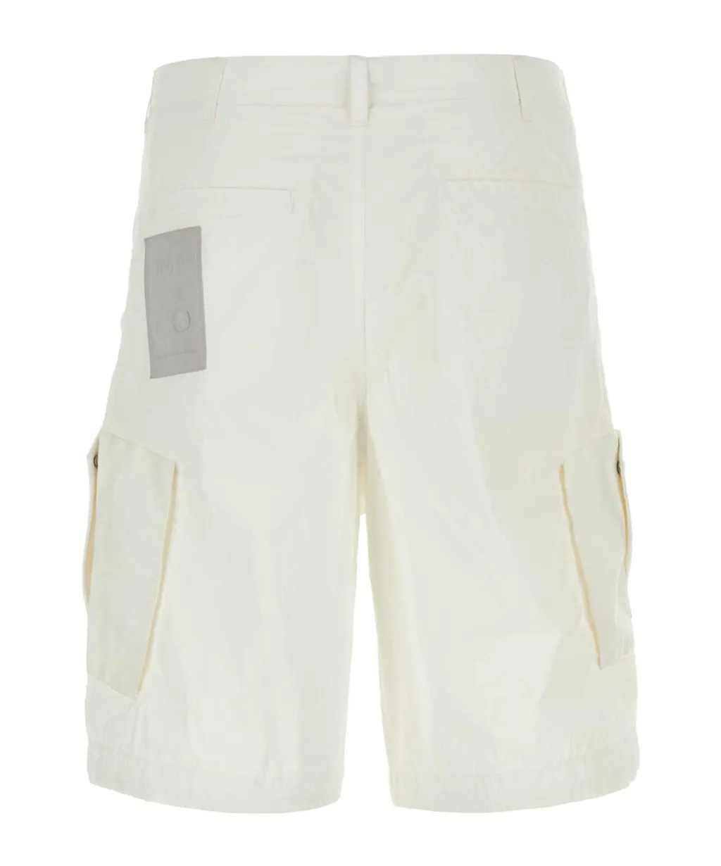 Logo-Appliqué Drawstring Hem Bermuda Shorts