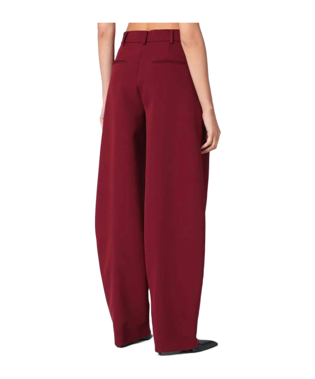 Pleated Wide-Leg Pants