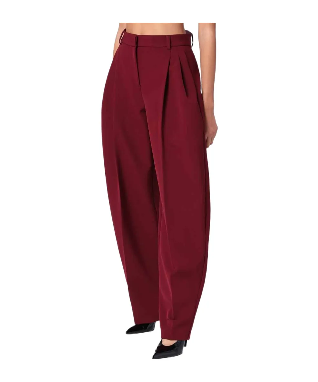 Pleated Wide-Leg Pants