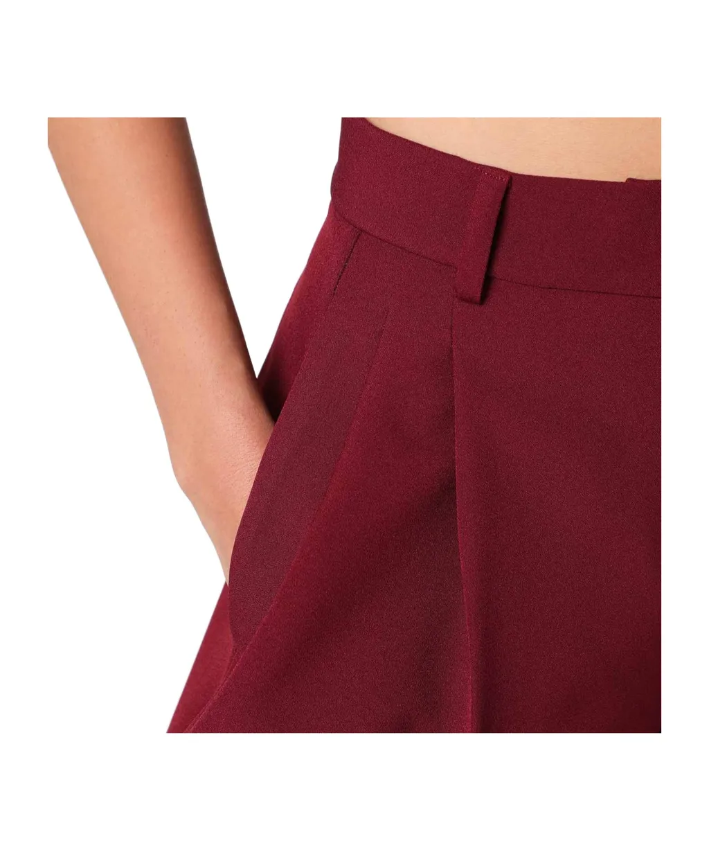Pleated Wide-Leg Pants