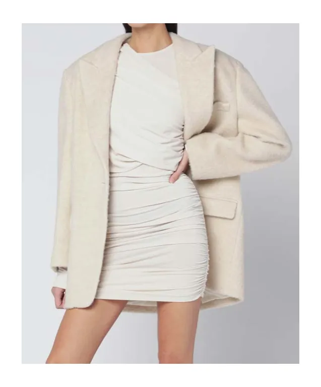 Long-Sleeved Oversized Jacket