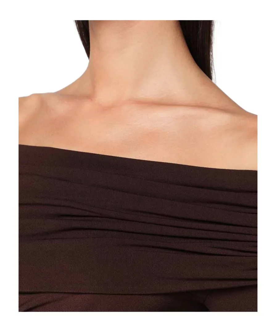 Off-Shoulder Ruched Top