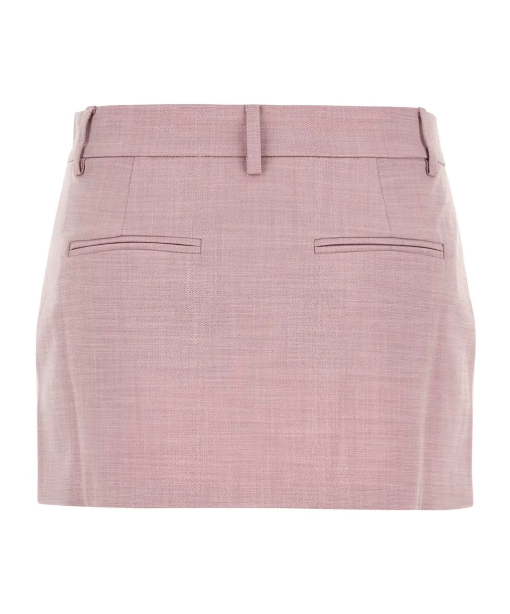 Pleated Mini Skirt