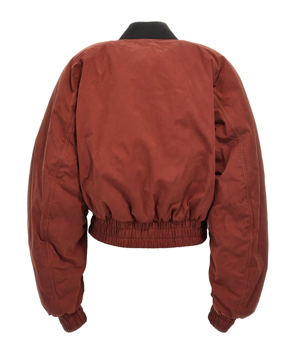 Sierra Zip-Up Cropped Bomber Jacket
