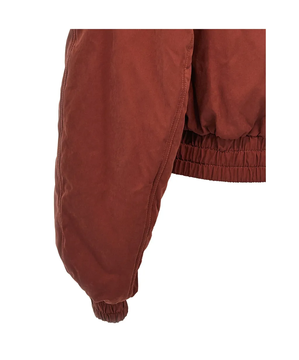 Sierra Zip-Up Cropped Bomber Jacket
