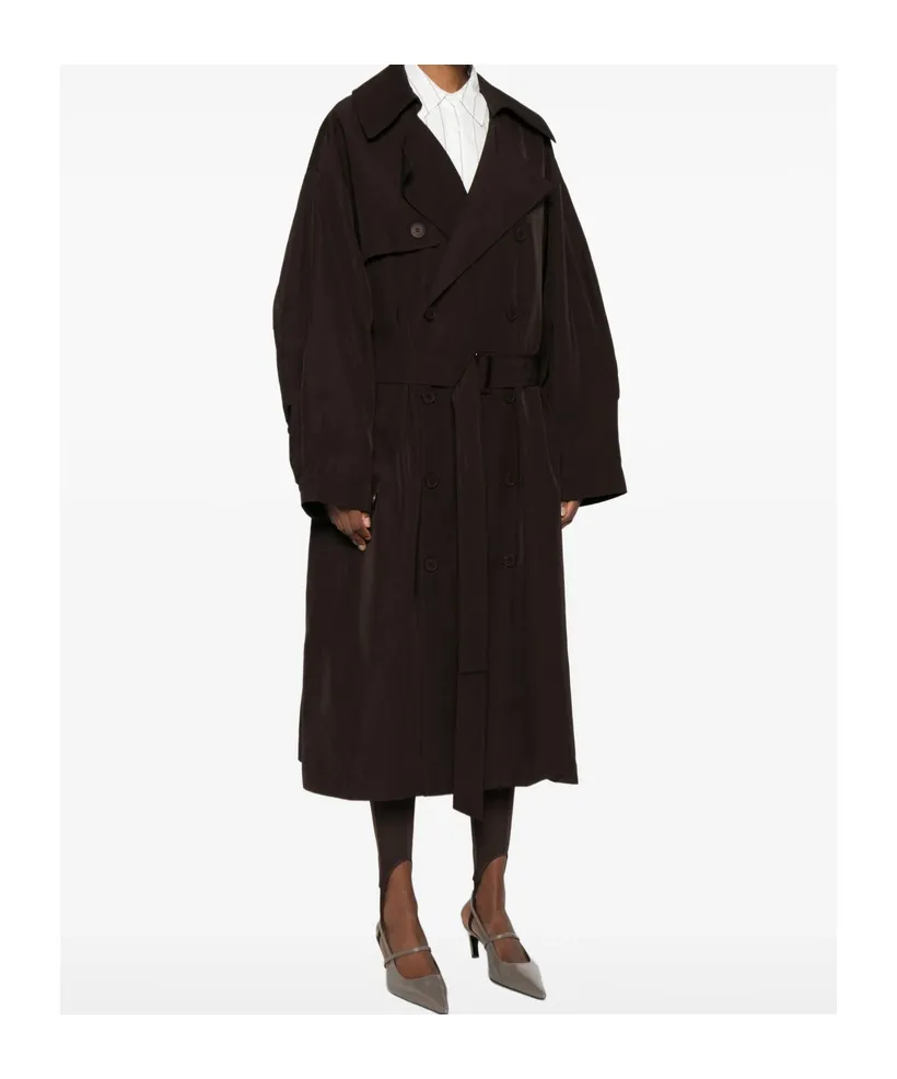 Long-Sleeved Tie Windbreaker