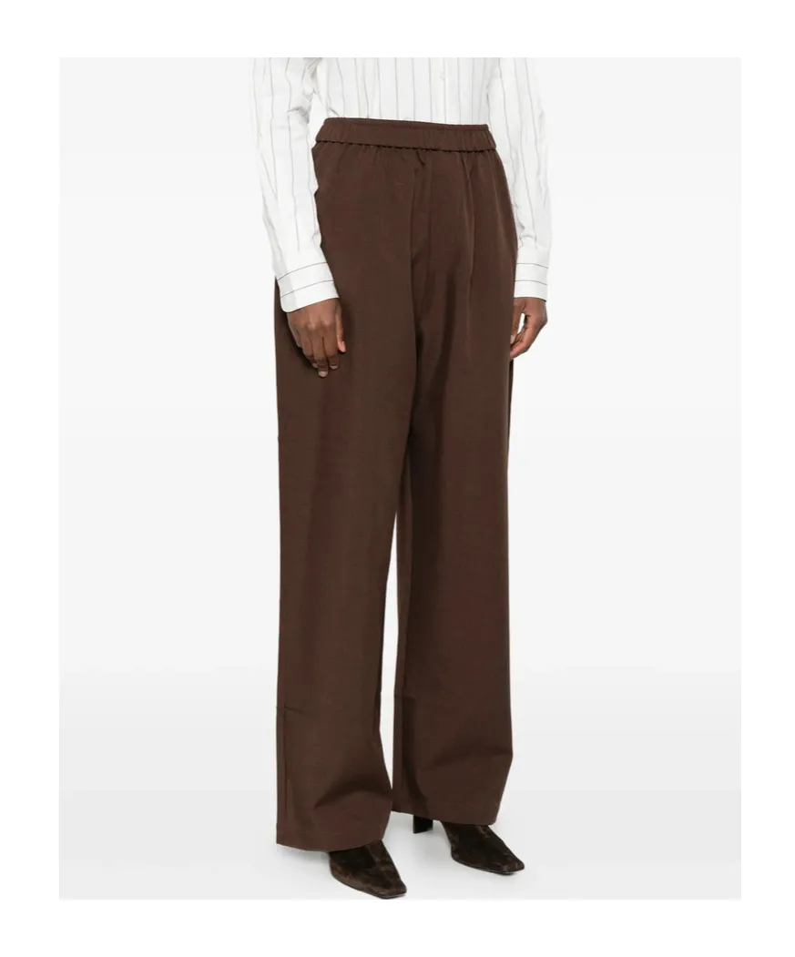 Elastic Waist Casual Pants