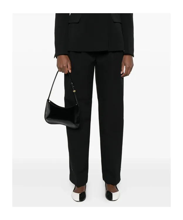 High-Waisted Casual Pants