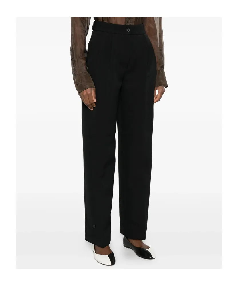 High-Waisted Casual Pants