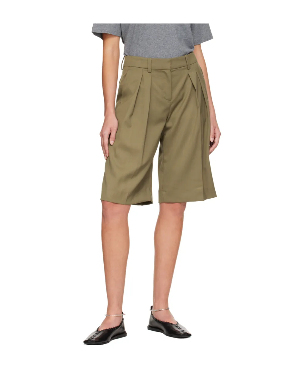 Bilbao Pleated Bermuda Shorts
