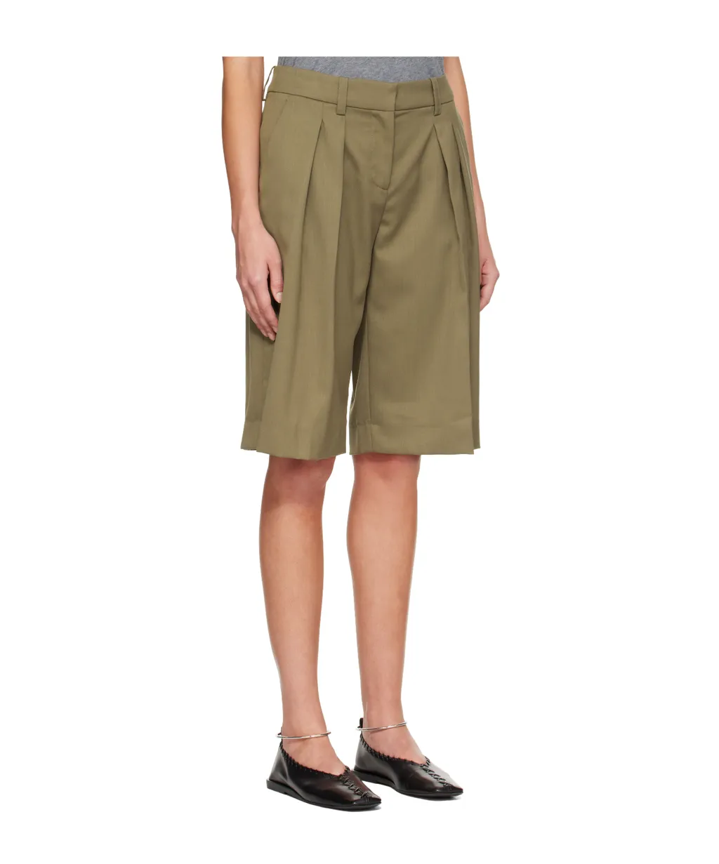 Bilbao Pleated Bermuda Shorts