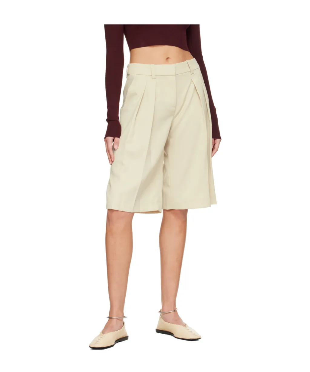 Bilbao Pleated Bermuda Shorts