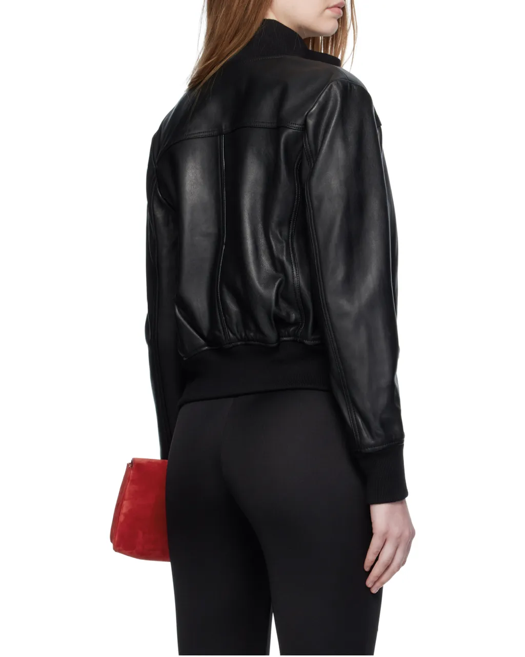 Long Sleeve Leather Jacket