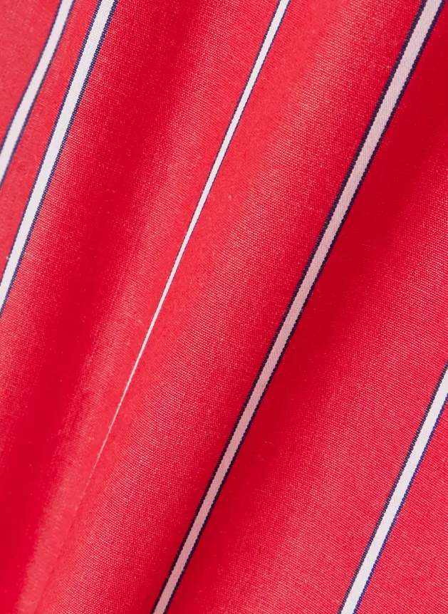 Lui Striped Cotton-Poplin Shorts